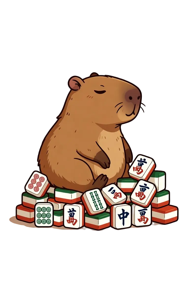 Capybara Mahjong Left Image