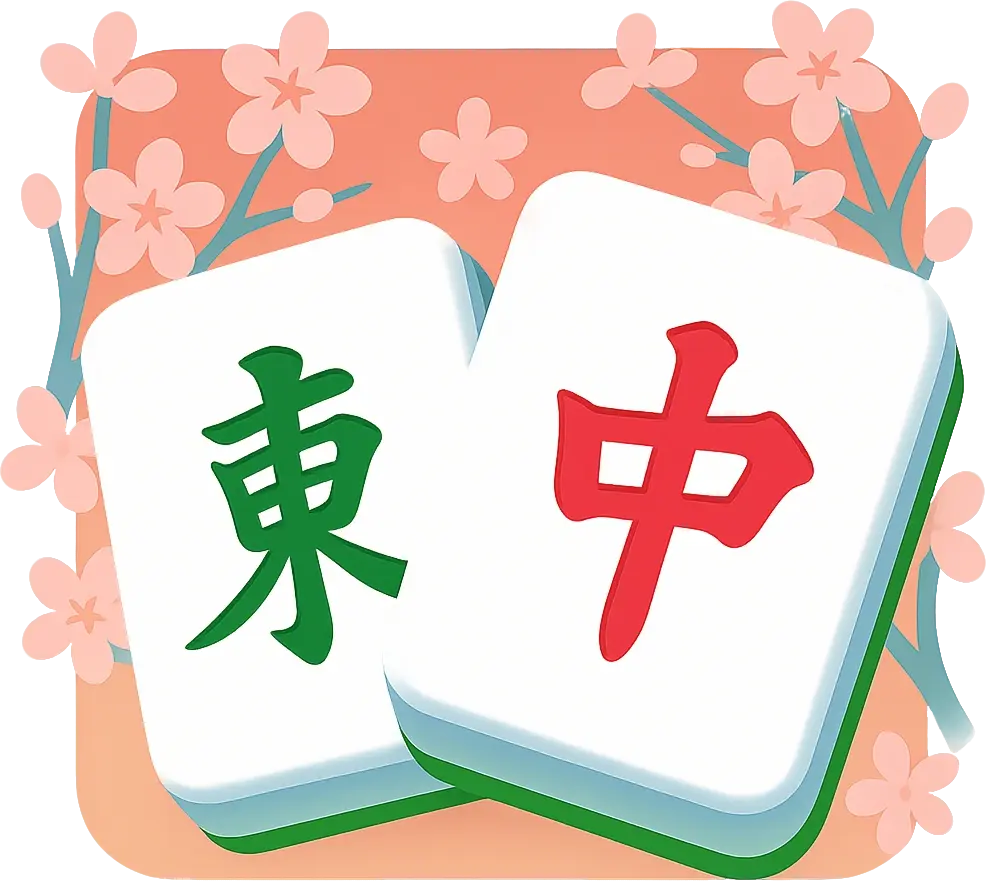 Sakura Mahjong Tile Match Left Image